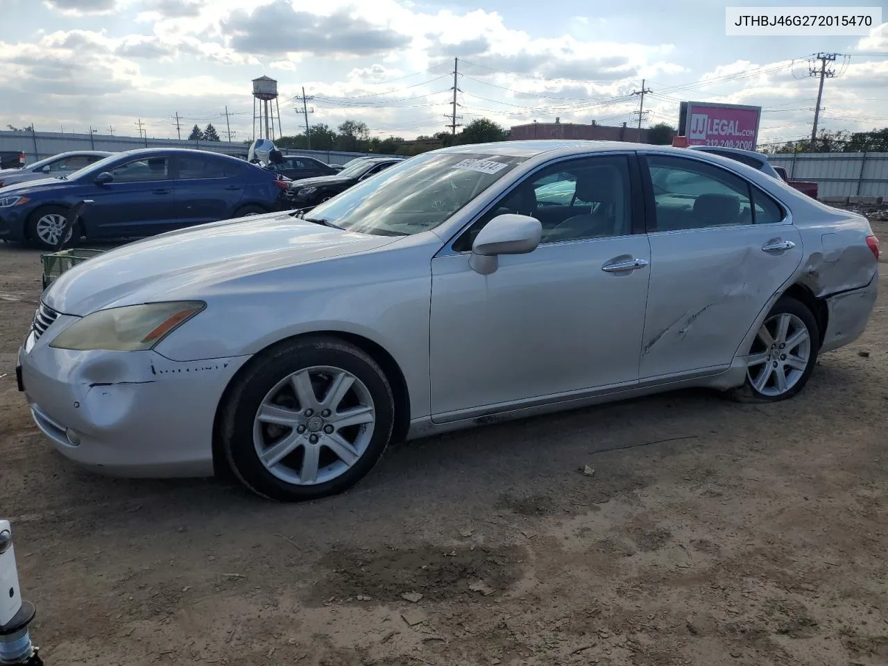 2007 Lexus Es 350 VIN: JTHBJ46G272015470 Lot: 69075414