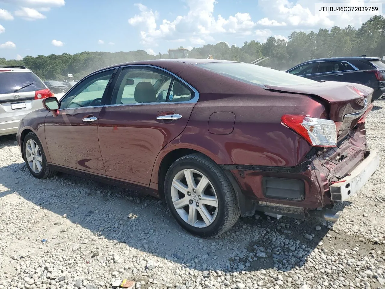 2007 Lexus Es 350 VIN: JTHBJ46G372039759 Lot: 69476094