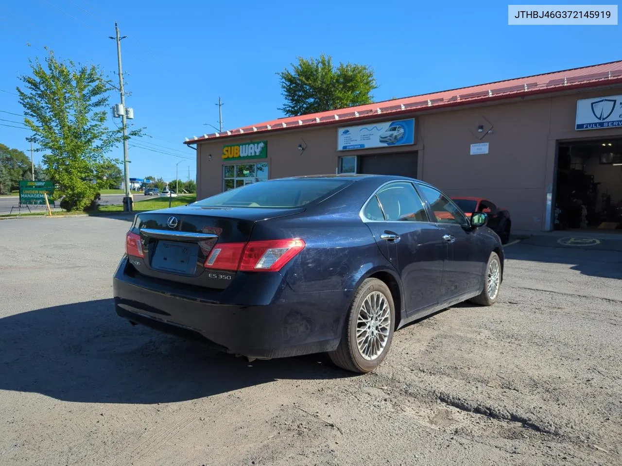 2007 Lexus Es 350 VIN: JTHBJ46G372145919 Lot: 69878294