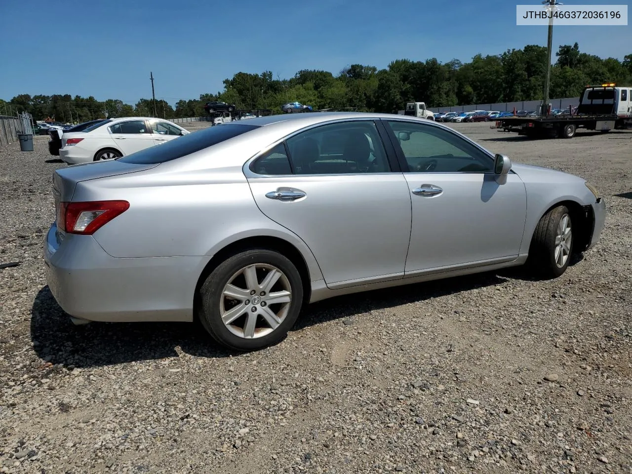 2007 Lexus Es 350 VIN: JTHBJ46G372036196 Lot: 70027574