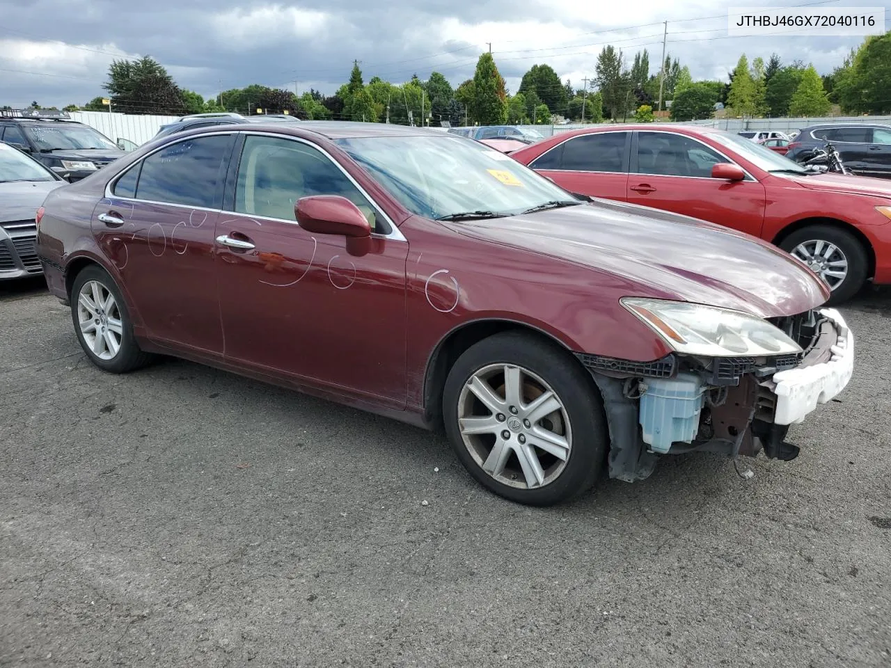 JTHBJ46GX72040116 2007 Lexus Es 350