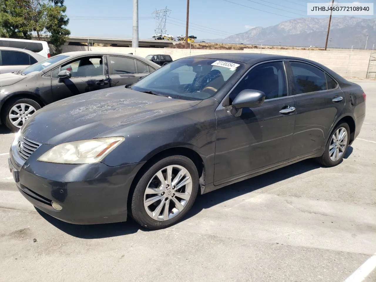 2007 Lexus Es 350 VIN: JTHBJ46G772108940 Lot: 70138354