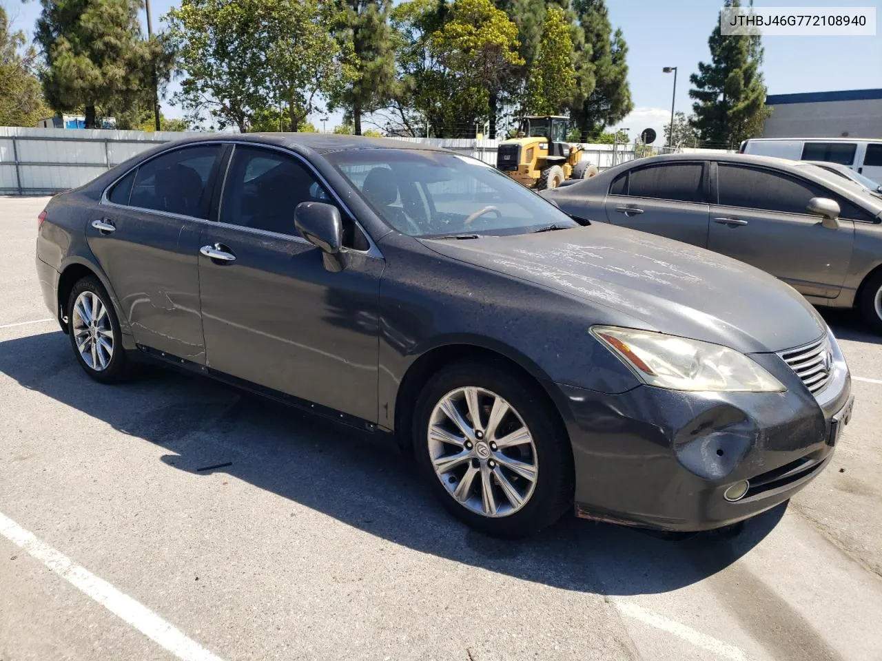 2007 Lexus Es 350 VIN: JTHBJ46G772108940 Lot: 70138354