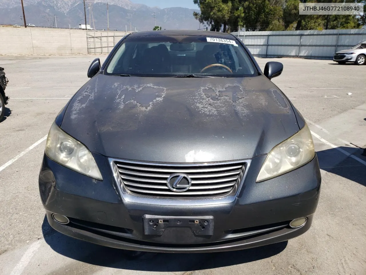 2007 Lexus Es 350 VIN: JTHBJ46G772108940 Lot: 70138354