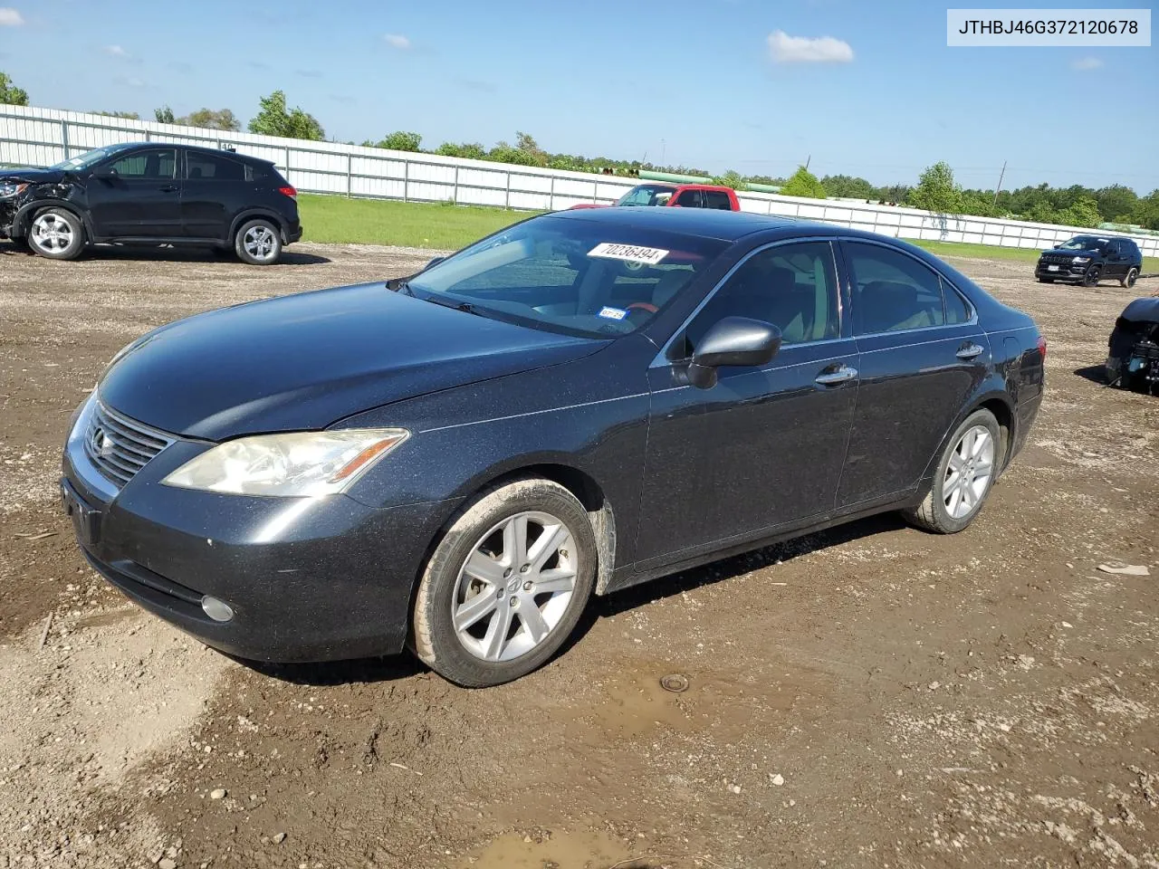 2007 Lexus Es 350 VIN: JTHBJ46G372120678 Lot: 70236494