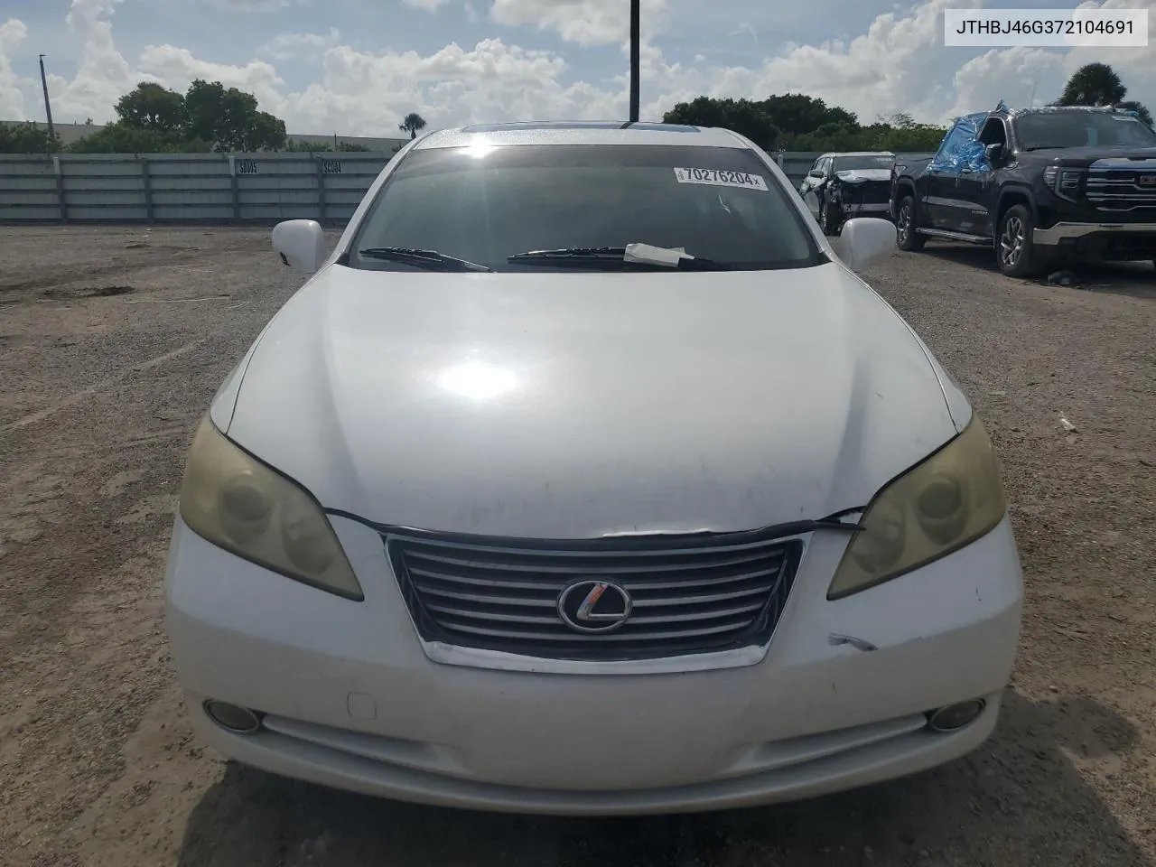 2007 Lexus Es 350 VIN: JTHBJ46G372104691 Lot: 70276204