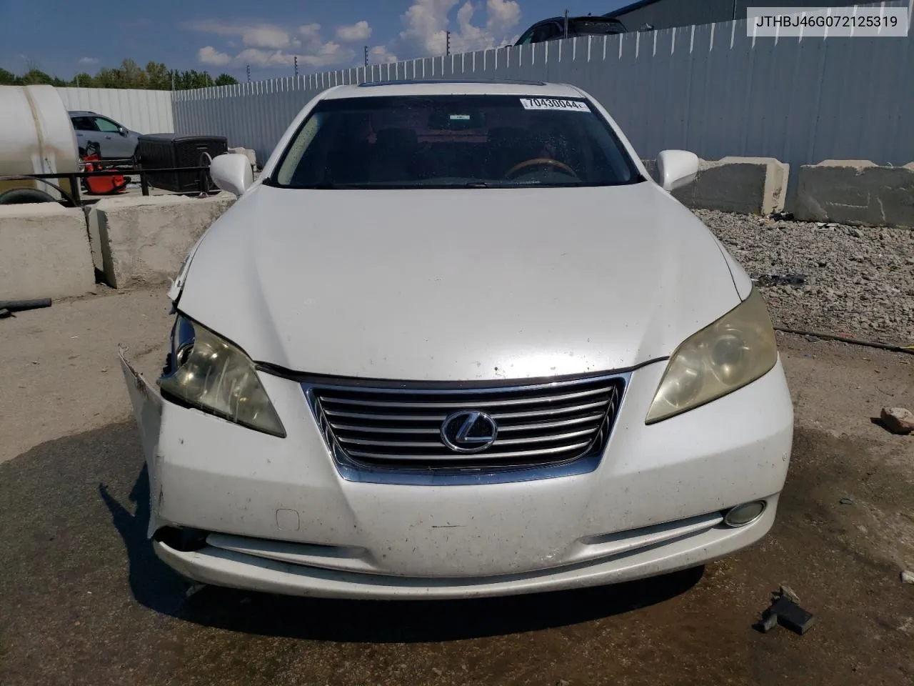 2007 Lexus Es 350 VIN: JTHBJ46G072125319 Lot: 70430044