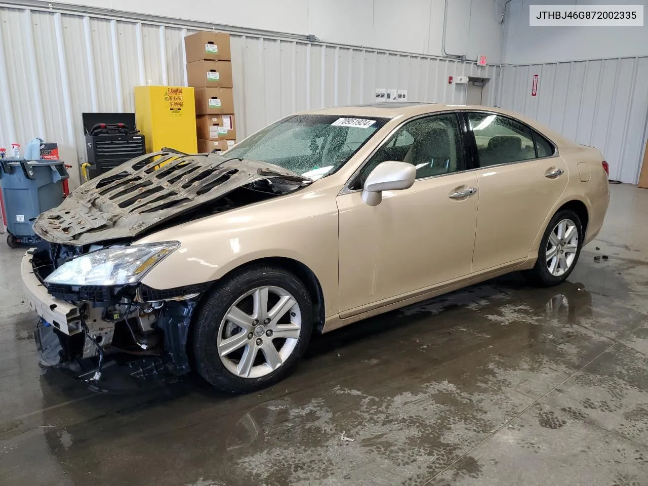 JTHBJ46G872002335 2007 Lexus Es 350