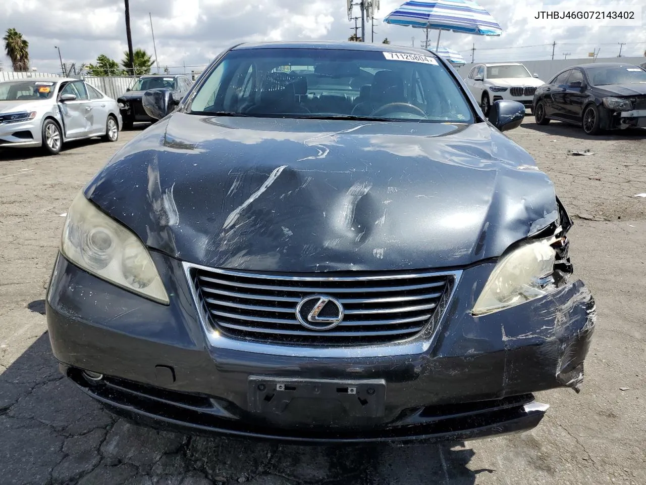 2007 Lexus Es 350 VIN: JTHBJ46G072143402 Lot: 71125804