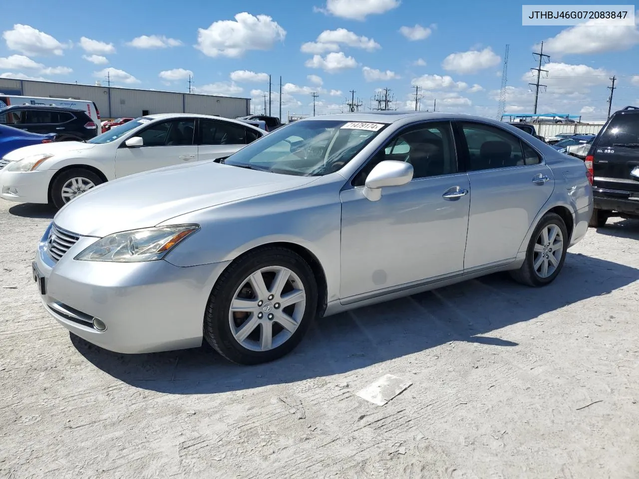 2007 Lexus Es 350 VIN: JTHBJ46G072083847 Lot: 71479174