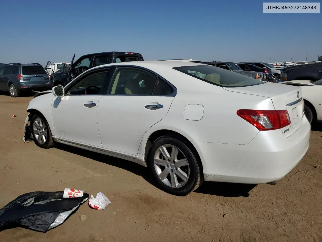 2007 Lexus Es 350 VIN: JTHBJ46G272148343 Lot: 71587514