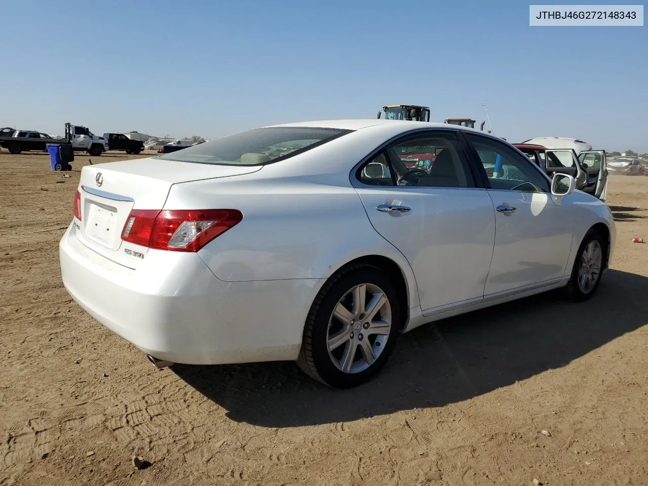 2007 Lexus Es 350 VIN: JTHBJ46G272148343 Lot: 71587514