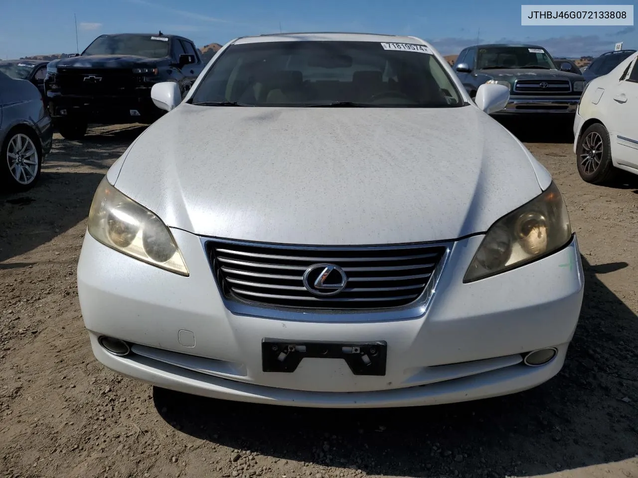 2007 Lexus Es 350 VIN: JTHBJ46G072133808 Lot: 71819574