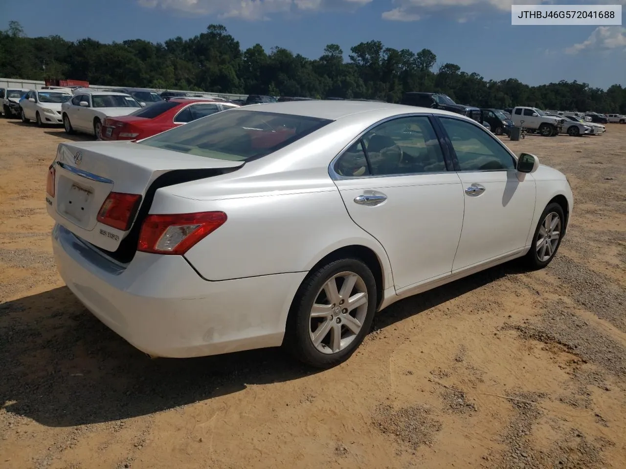 2007 Lexus Es 350 VIN: JTHBJ46G572041688 Lot: 72396354