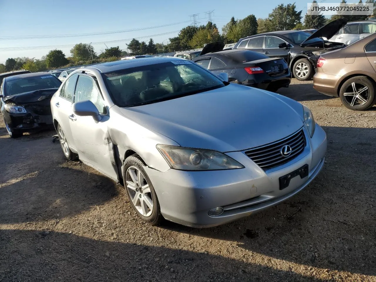 2007 Lexus Es 350 VIN: JTHBJ46G772045225 Lot: 72449674