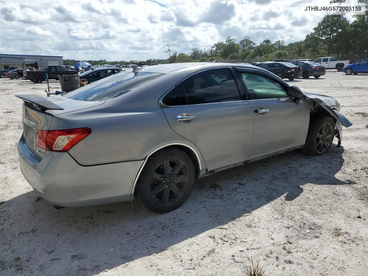 2007 Lexus Es 350 VIN: JTHBJ46G572005158 Lot: 72919024