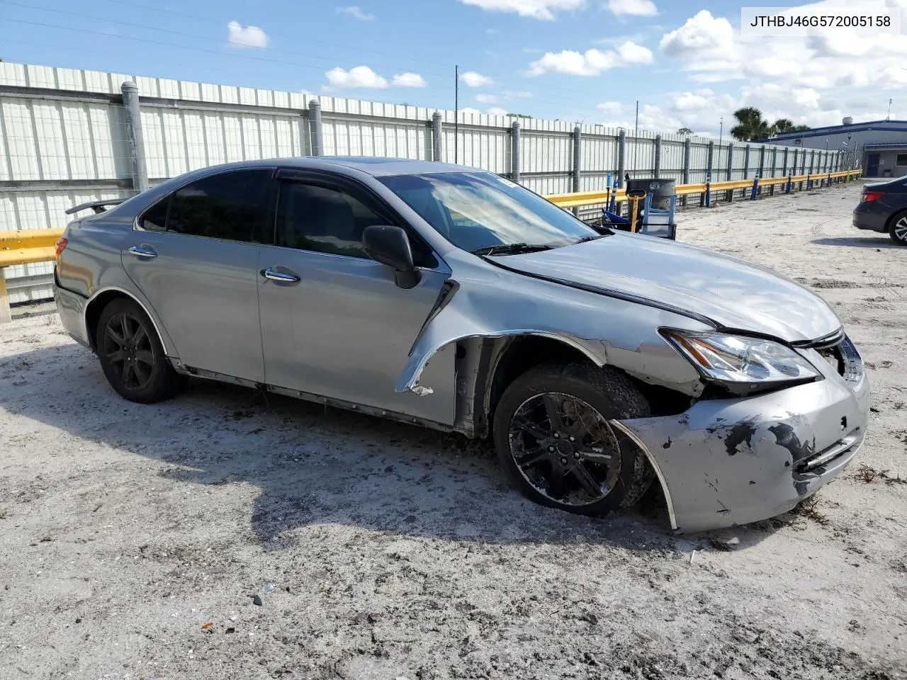 2007 Lexus Es 350 VIN: JTHBJ46G572005158 Lot: 72919024