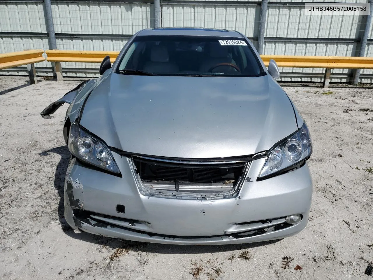 2007 Lexus Es 350 VIN: JTHBJ46G572005158 Lot: 72919024