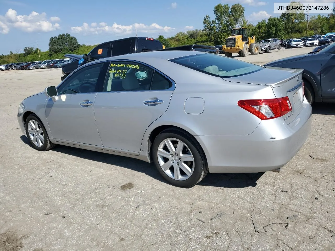 2007 Lexus Es 350 VIN: JTHBJ46G072147286 Lot: 72937614