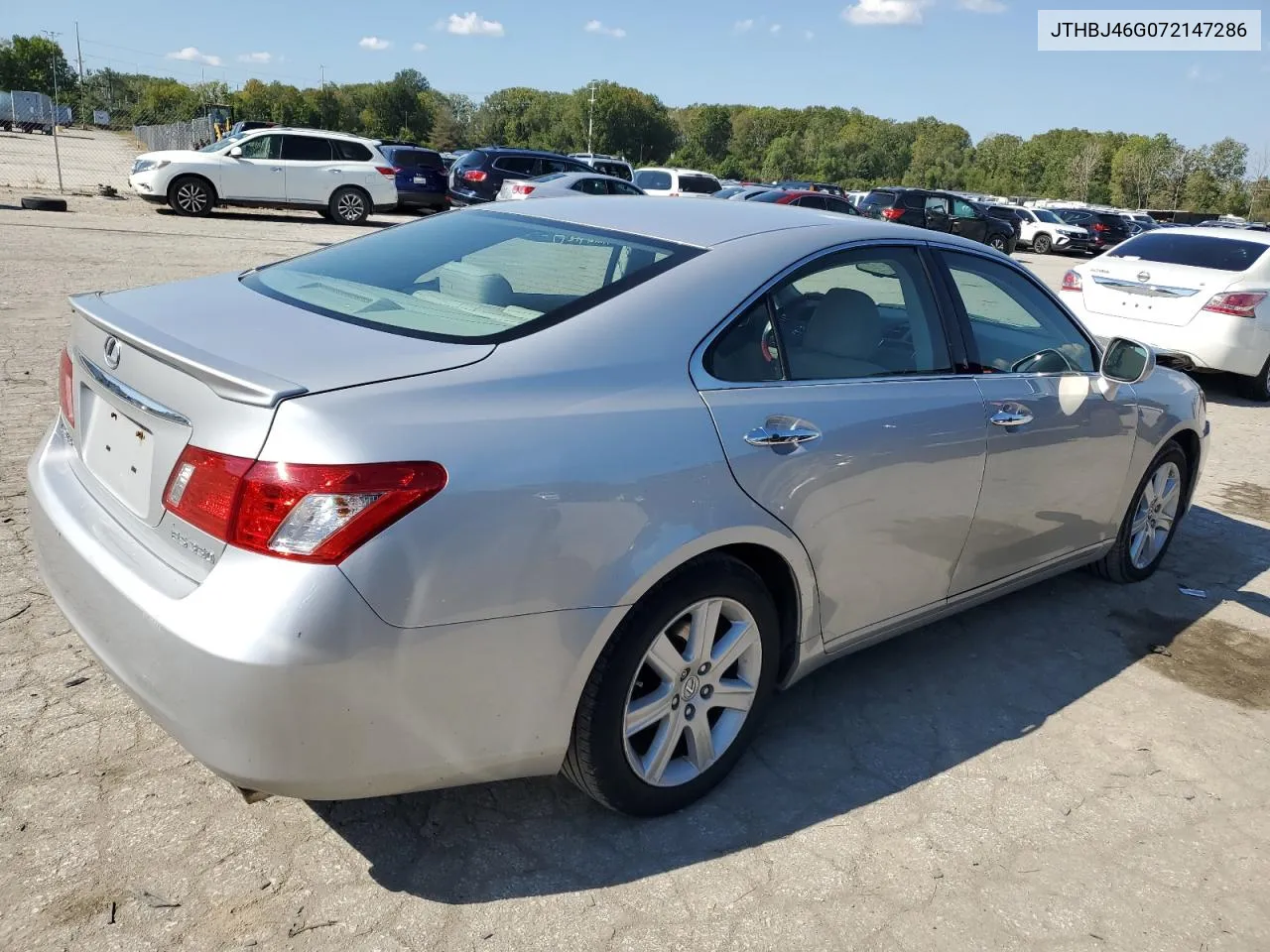 2007 Lexus Es 350 VIN: JTHBJ46G072147286 Lot: 72937614