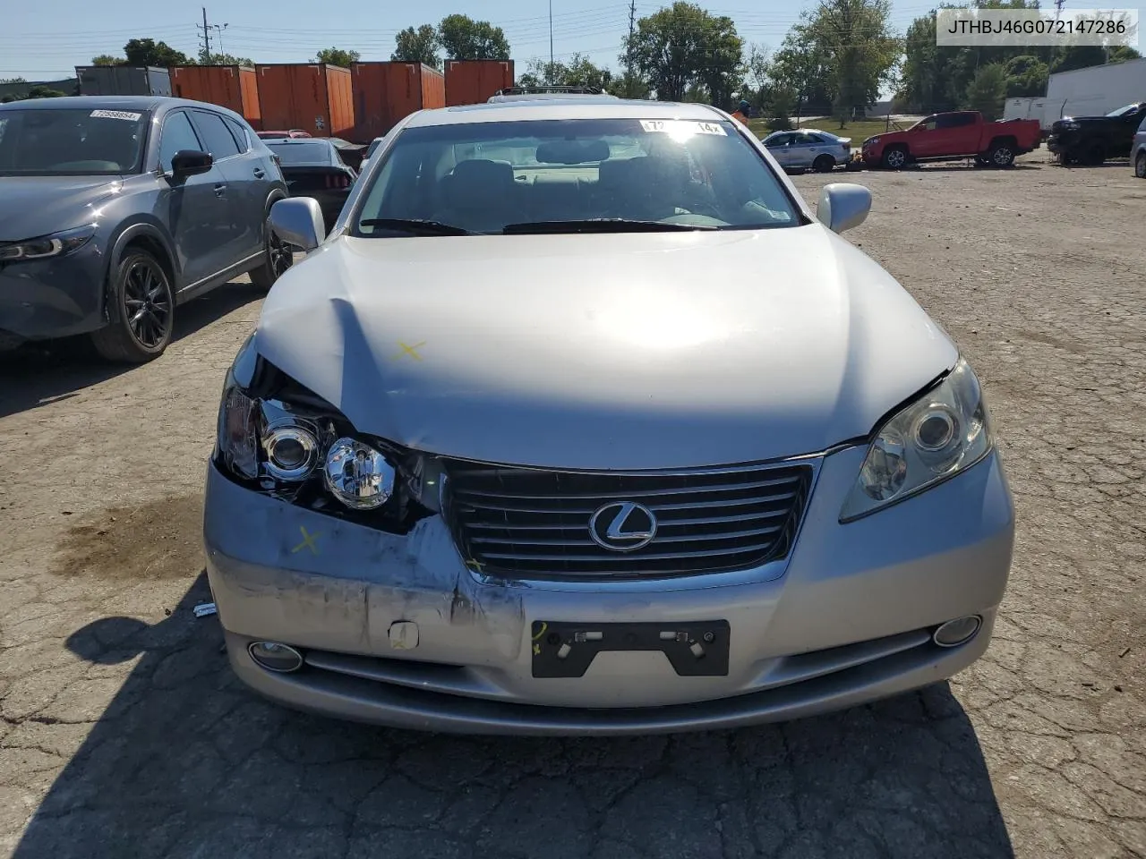 2007 Lexus Es 350 VIN: JTHBJ46G072147286 Lot: 72937614