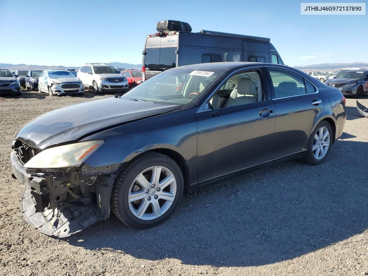 2007 Lexus Es 350 VIN: JTHBJ46G972137890 Lot: 72957264