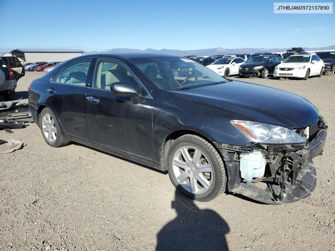 2007 Lexus Es 350 VIN: JTHBJ46G972137890 Lot: 72957264