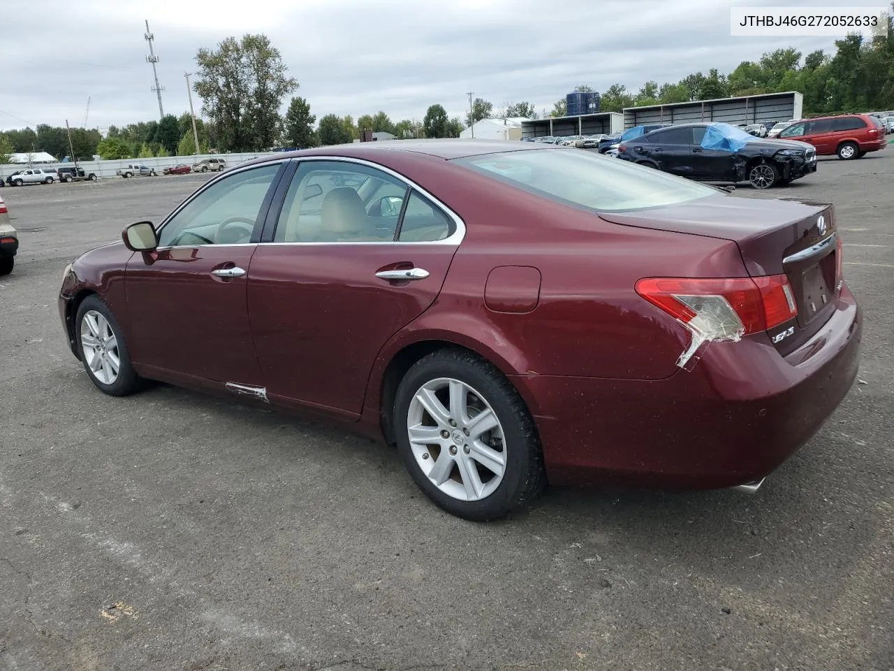 2007 Lexus Es 350 VIN: JTHBJ46G272052633 Lot: 73029824