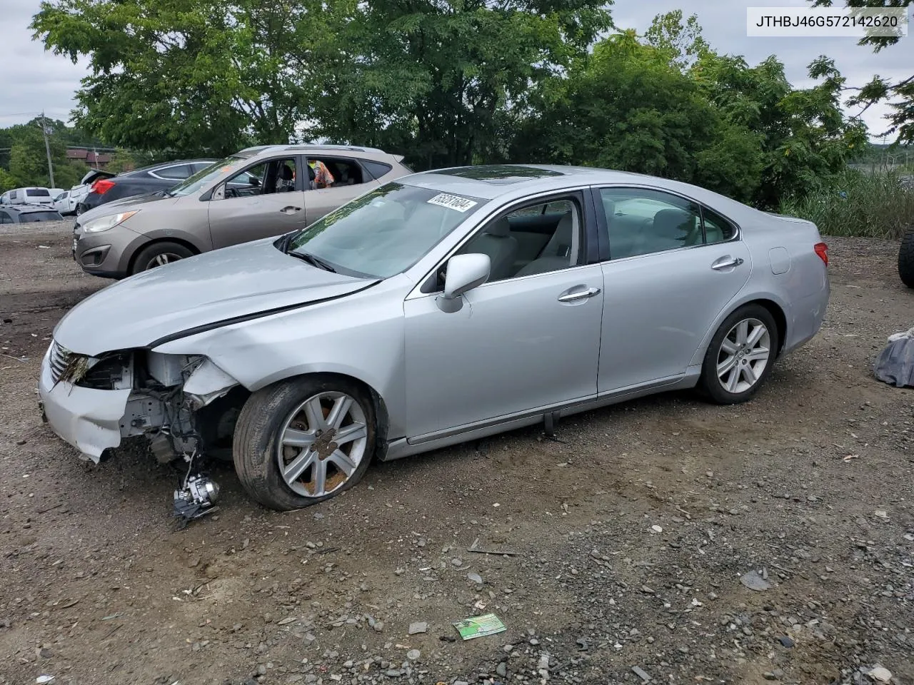 2007 Lexus Es 350 VIN: JTHBJ46G572142620 Lot: 73057944