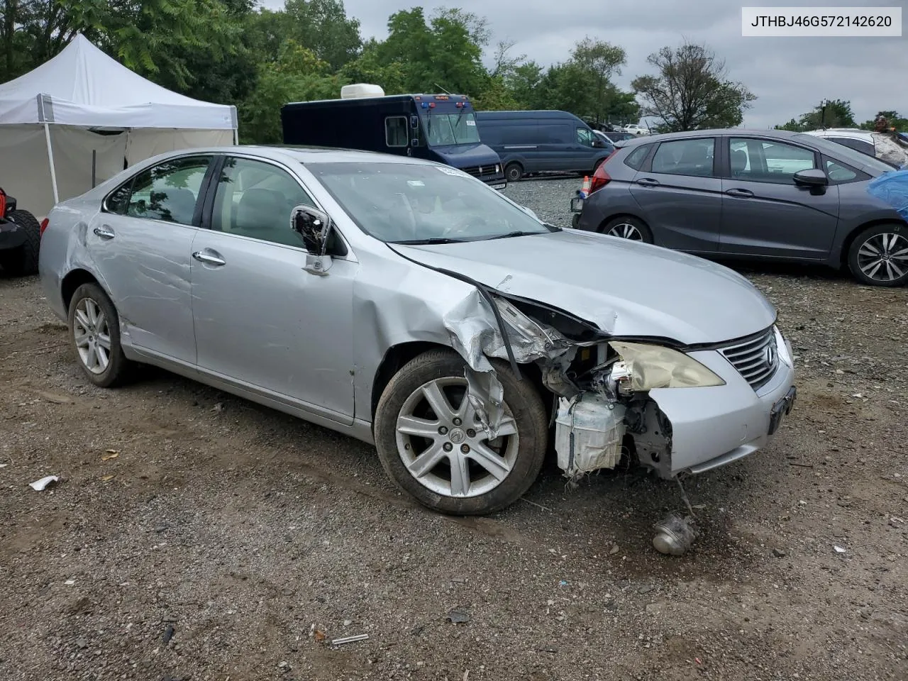 2007 Lexus Es 350 VIN: JTHBJ46G572142620 Lot: 73057944