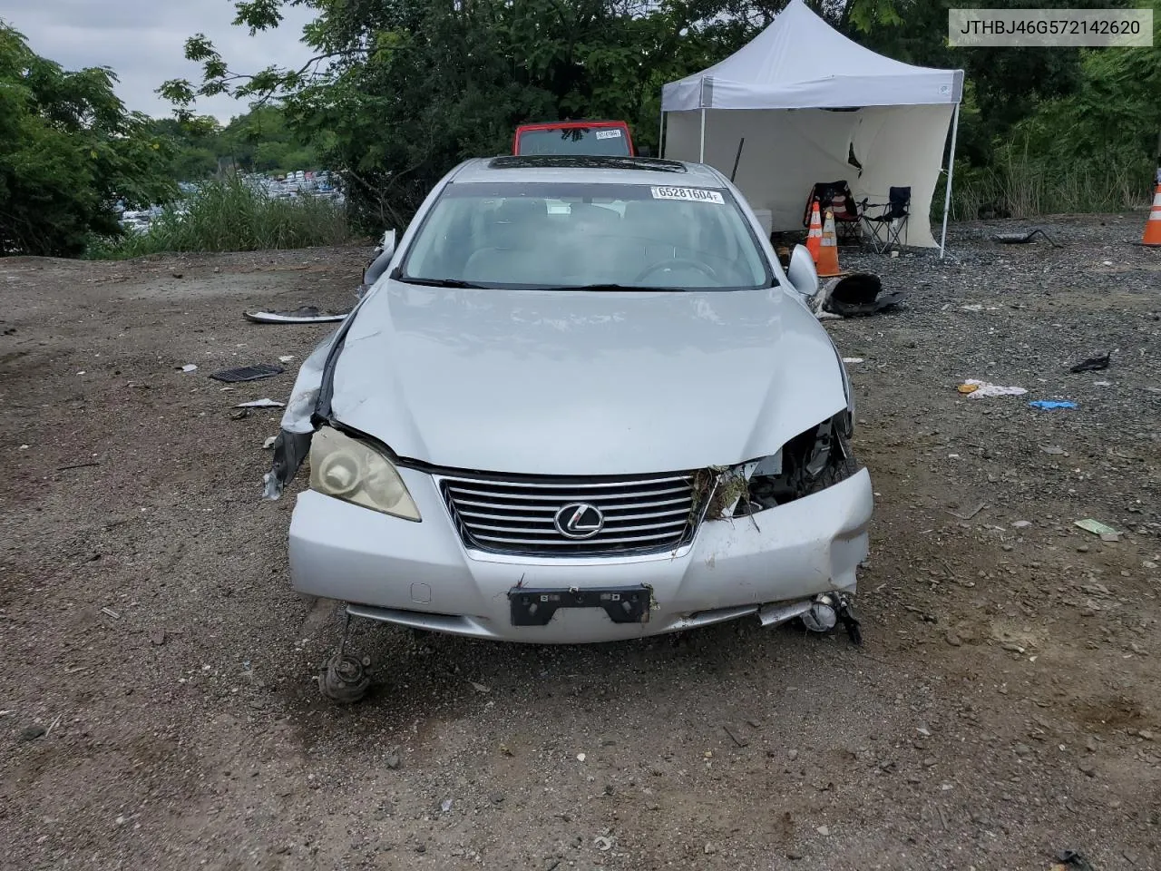 2007 Lexus Es 350 VIN: JTHBJ46G572142620 Lot: 73057944