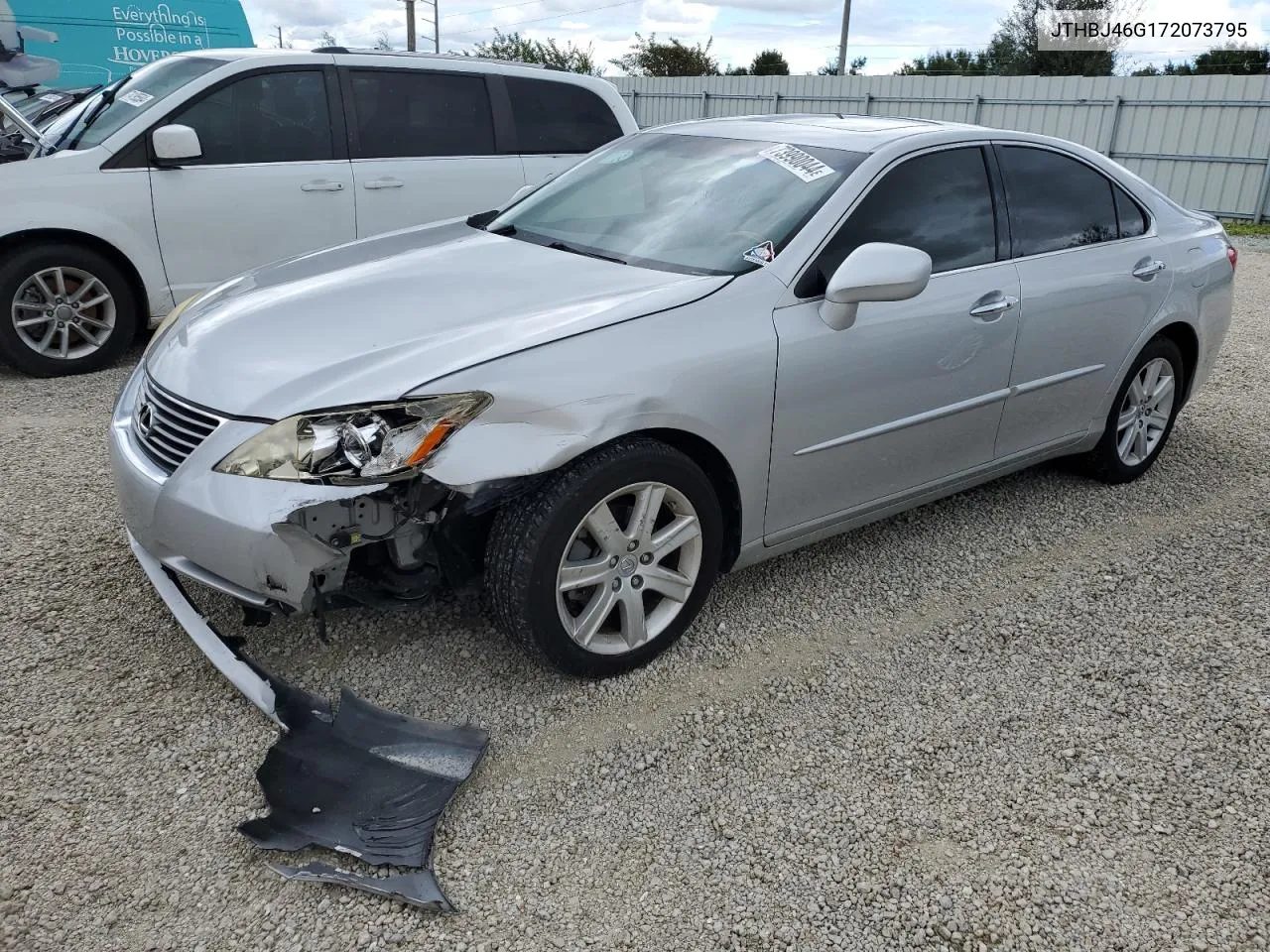 2007 Lexus Es 350 VIN: JTHBJ46G172073795 Lot: 73990044