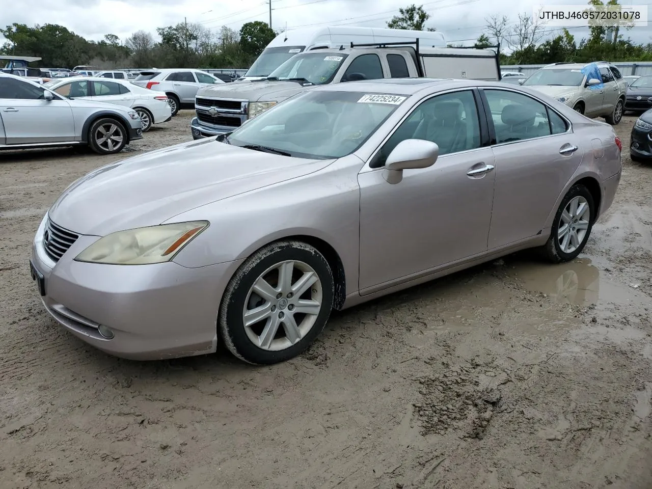 2007 Lexus Es 350 VIN: JTHBJ46G572031078 Lot: 74225234