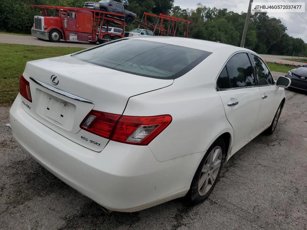 2007 Lexus Es 350 VIN: JTHBJ46G572037477 Lot: 74945074