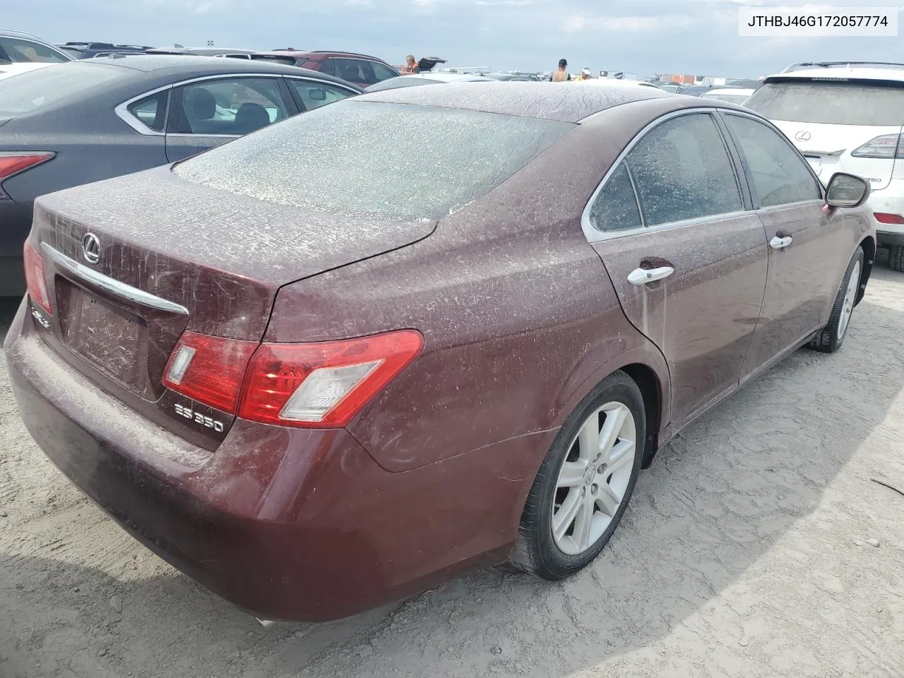 2007 Lexus Es 350 VIN: JTHBJ46G172057774 Lot: 75166994