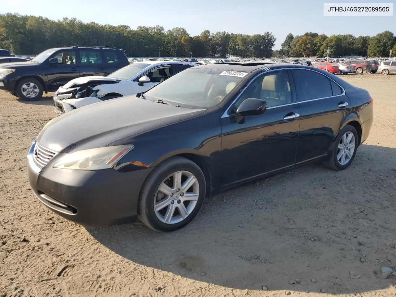 2007 Lexus Es 350 VIN: JTHBJ46G272089505 Lot: 75692574