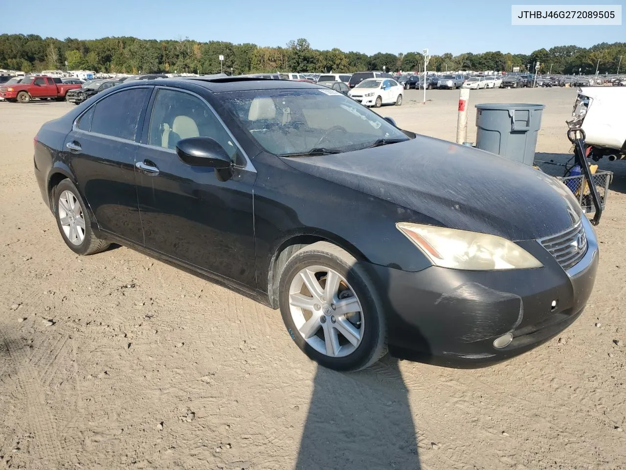 2007 Lexus Es 350 VIN: JTHBJ46G272089505 Lot: 75692574