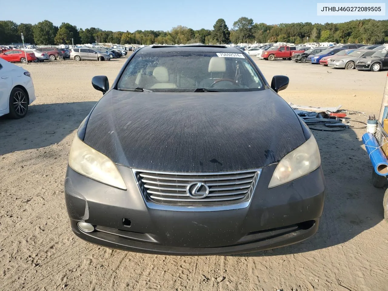 2007 Lexus Es 350 VIN: JTHBJ46G272089505 Lot: 75692574