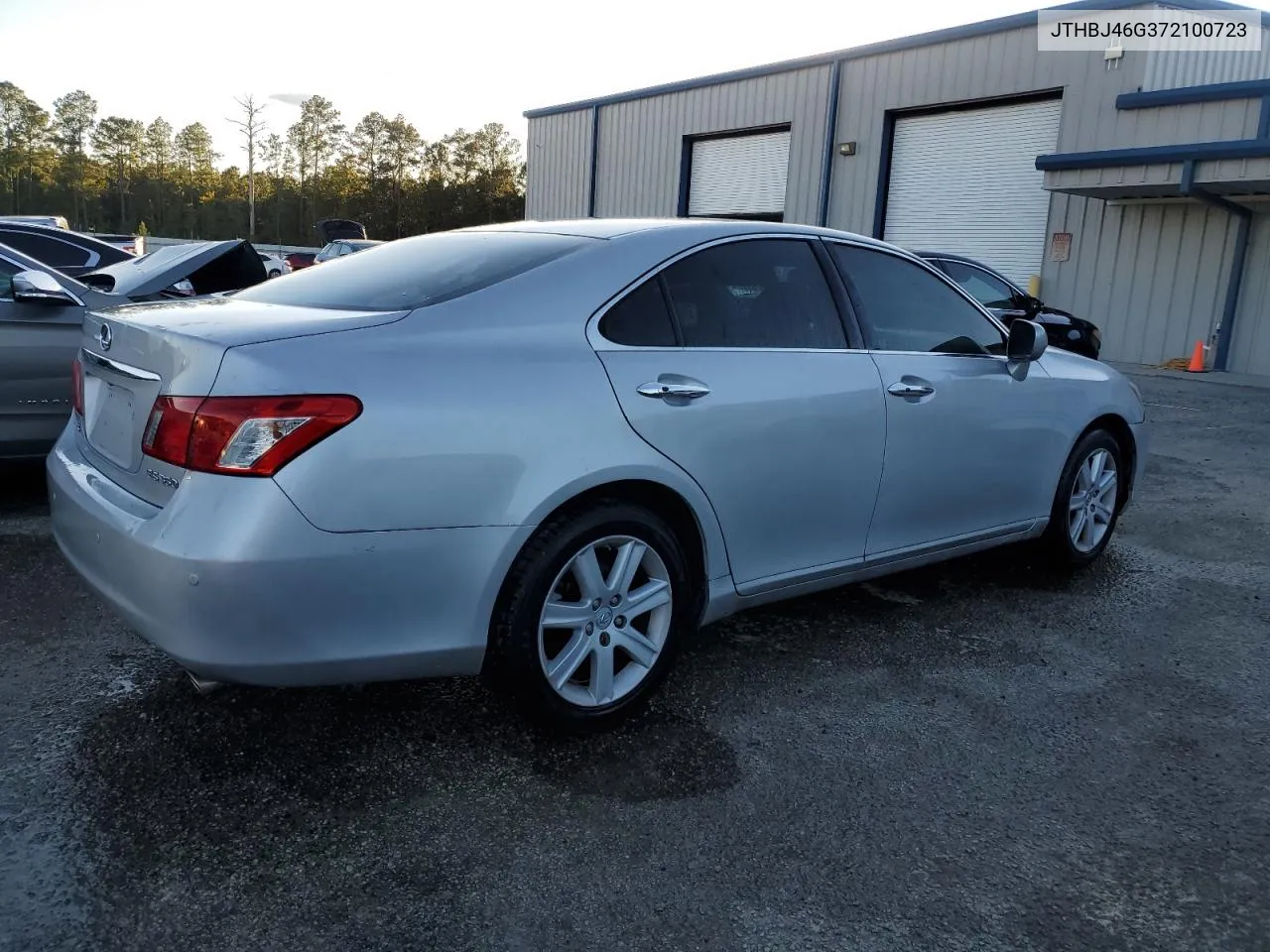 2007 Lexus Es 350 VIN: JTHBJ46G372100723 Lot: 75737704