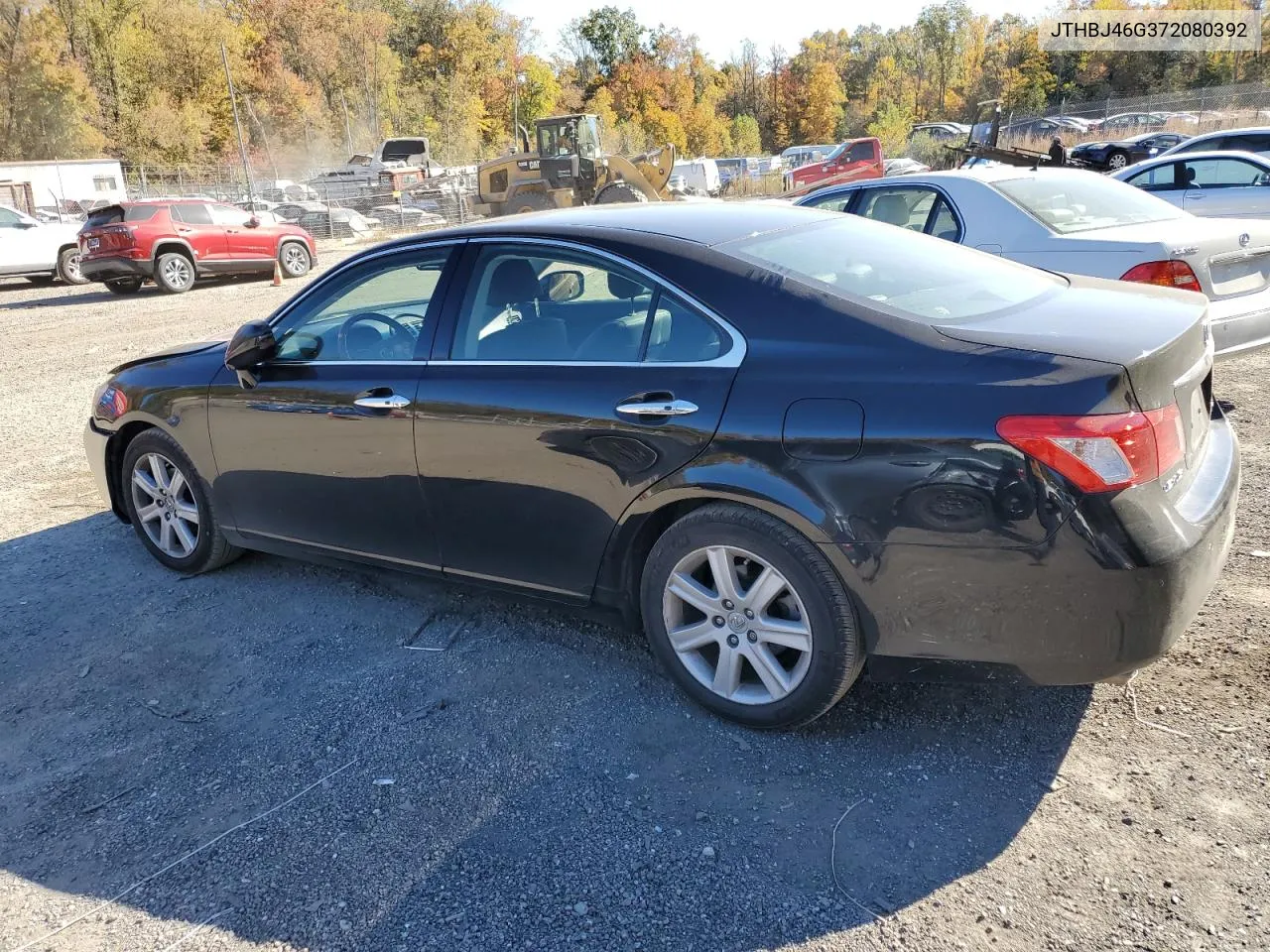 2007 Lexus Es 350 VIN: JTHBJ46G372080392 Lot: 77693034