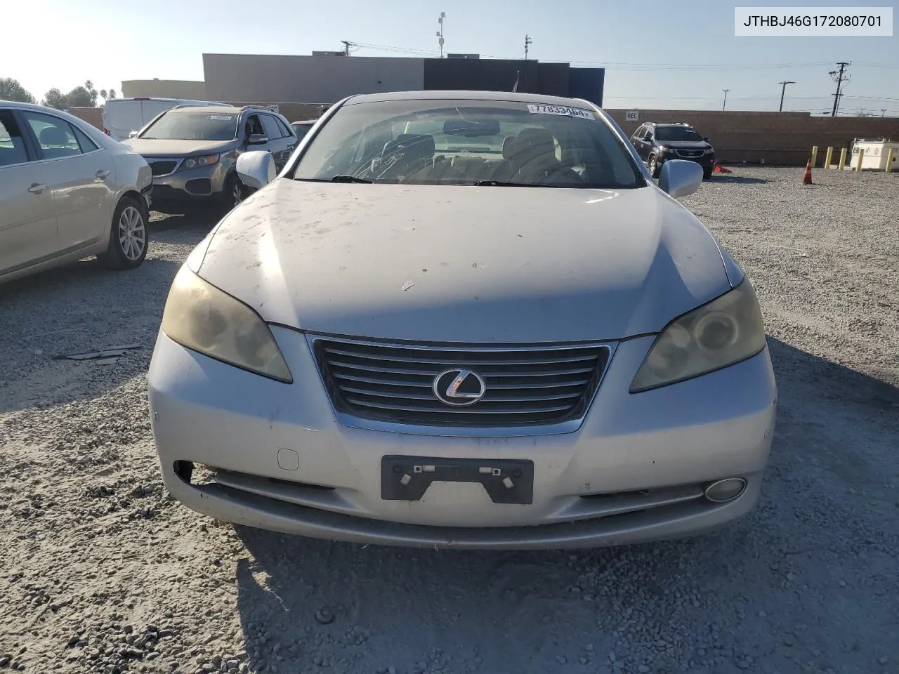 2007 Lexus Es 350 VIN: JTHBJ46G172080701 Lot: 77833464