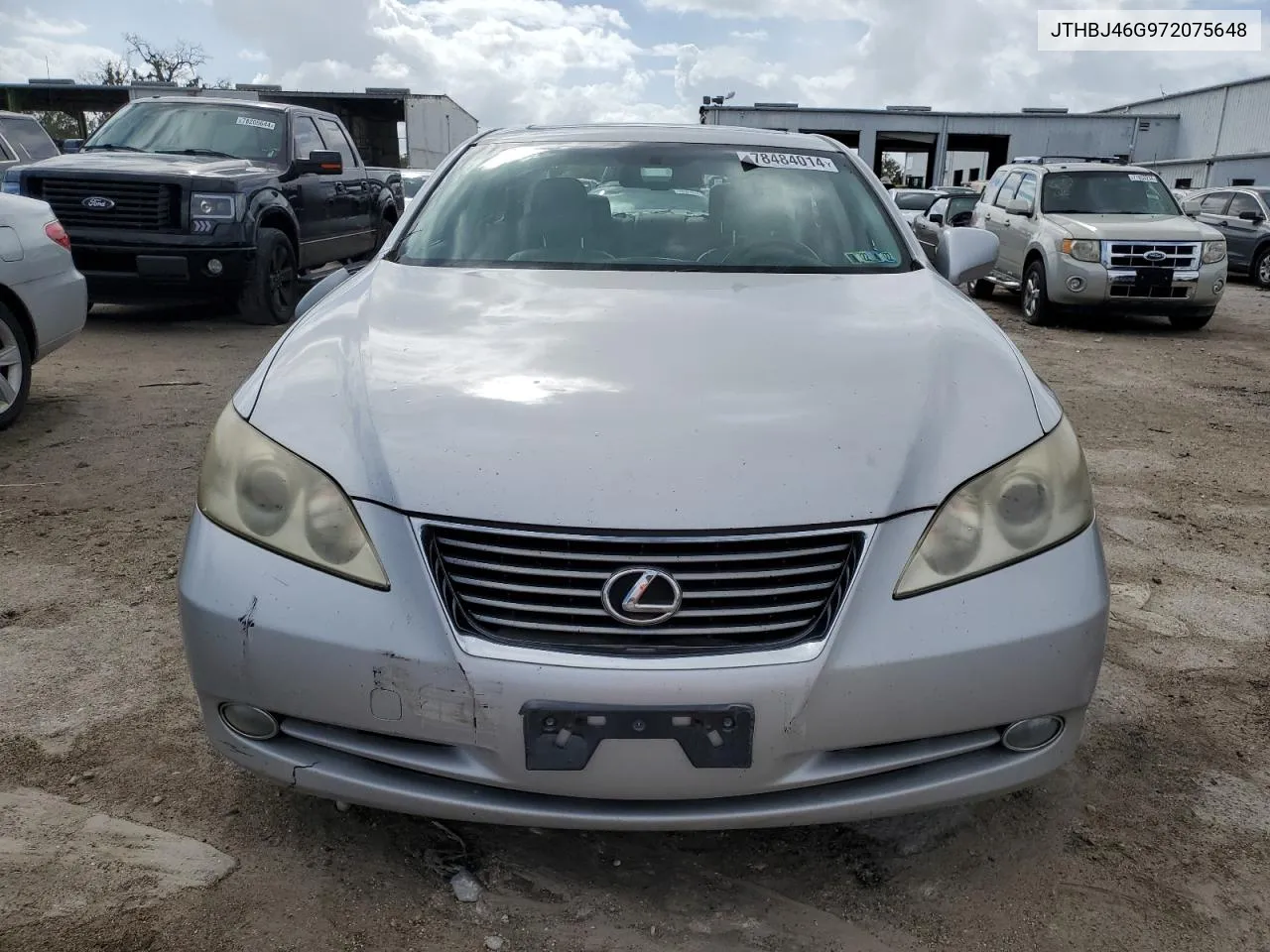 2007 Lexus Es 350 VIN: JTHBJ46G972075648 Lot: 78484014