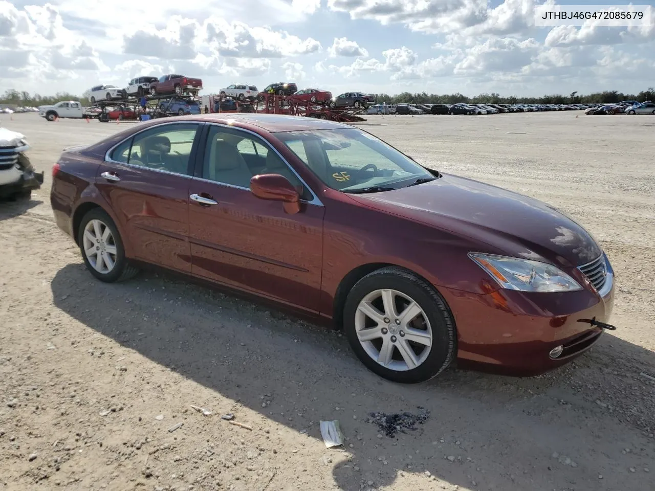 2007 Lexus Es 350 VIN: JTHBJ46G472085679 Lot: 78842404