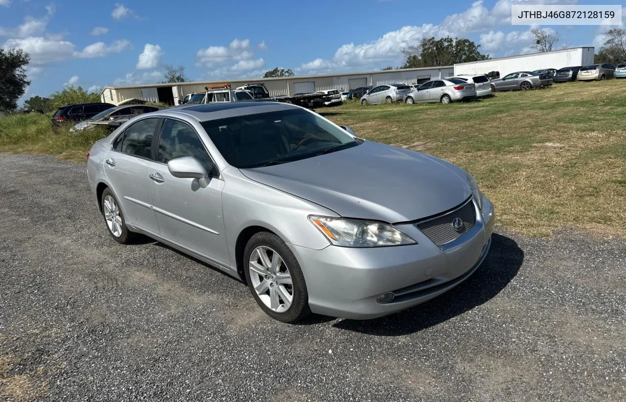 2007 Lexus Es 350 VIN: JTHBJ46G872128159 Lot: 78905184