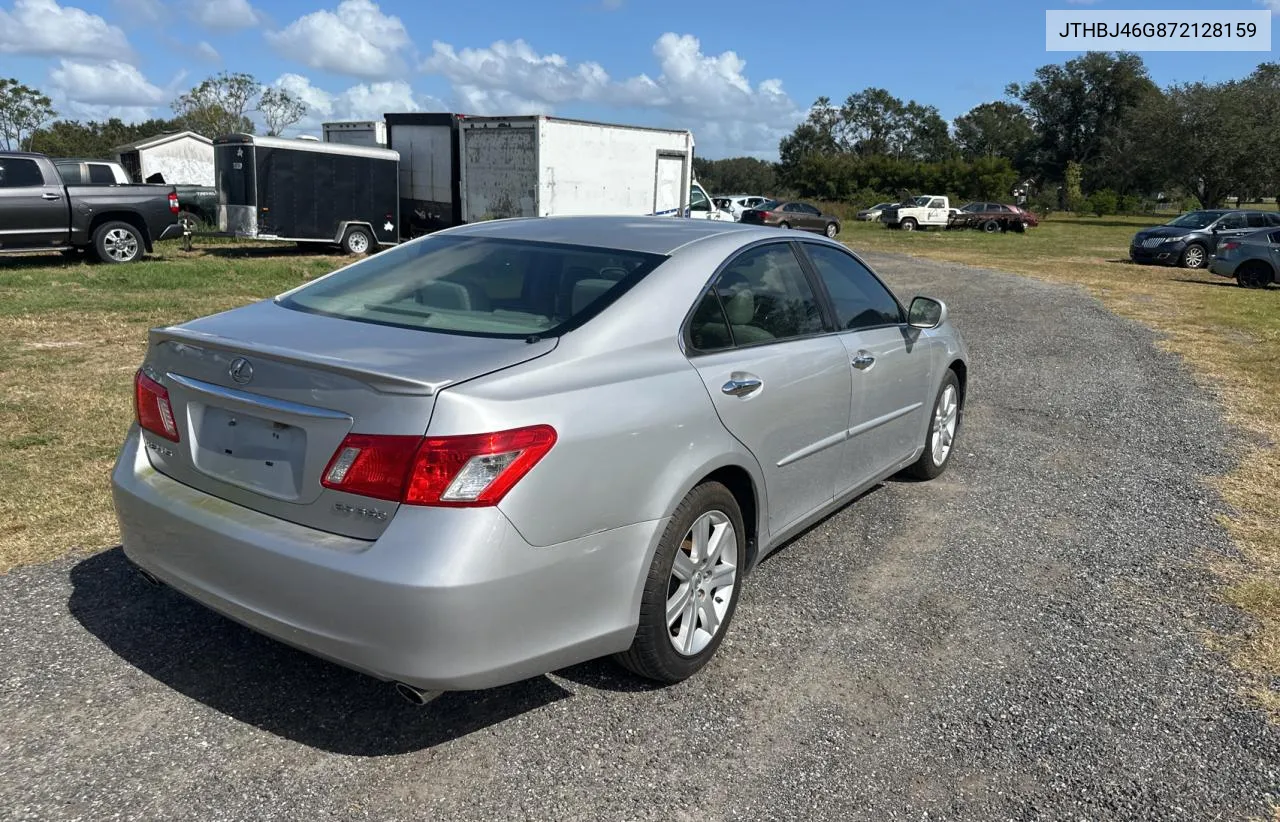 2007 Lexus Es 350 VIN: JTHBJ46G872128159 Lot: 78905184