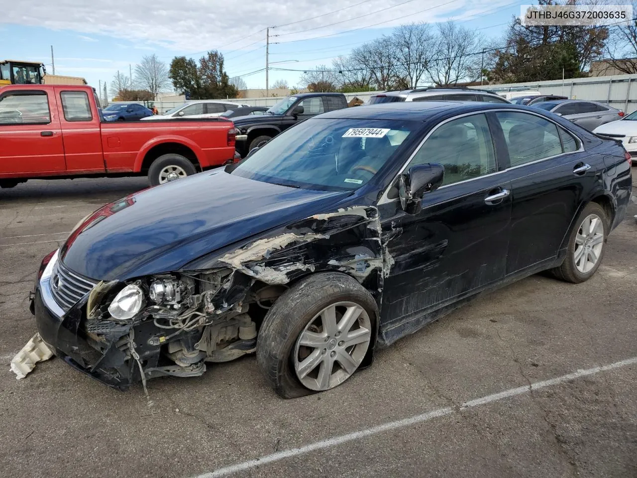 2007 Lexus Es 350 VIN: JTHBJ46G372003635 Lot: 79597944