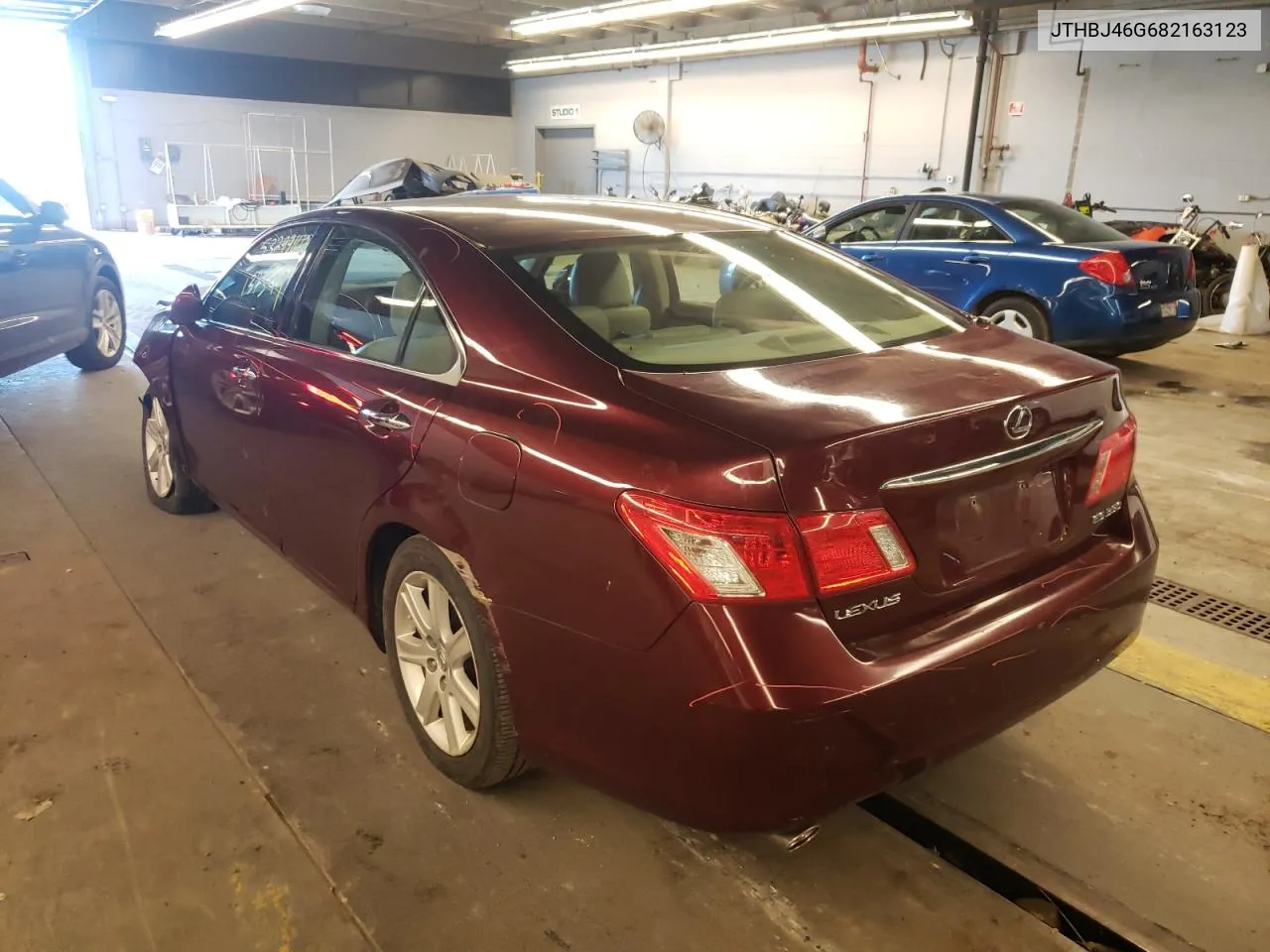 2008 Lexus Es 350 VIN: JTHBJ46G682163123 Lot: 41096824