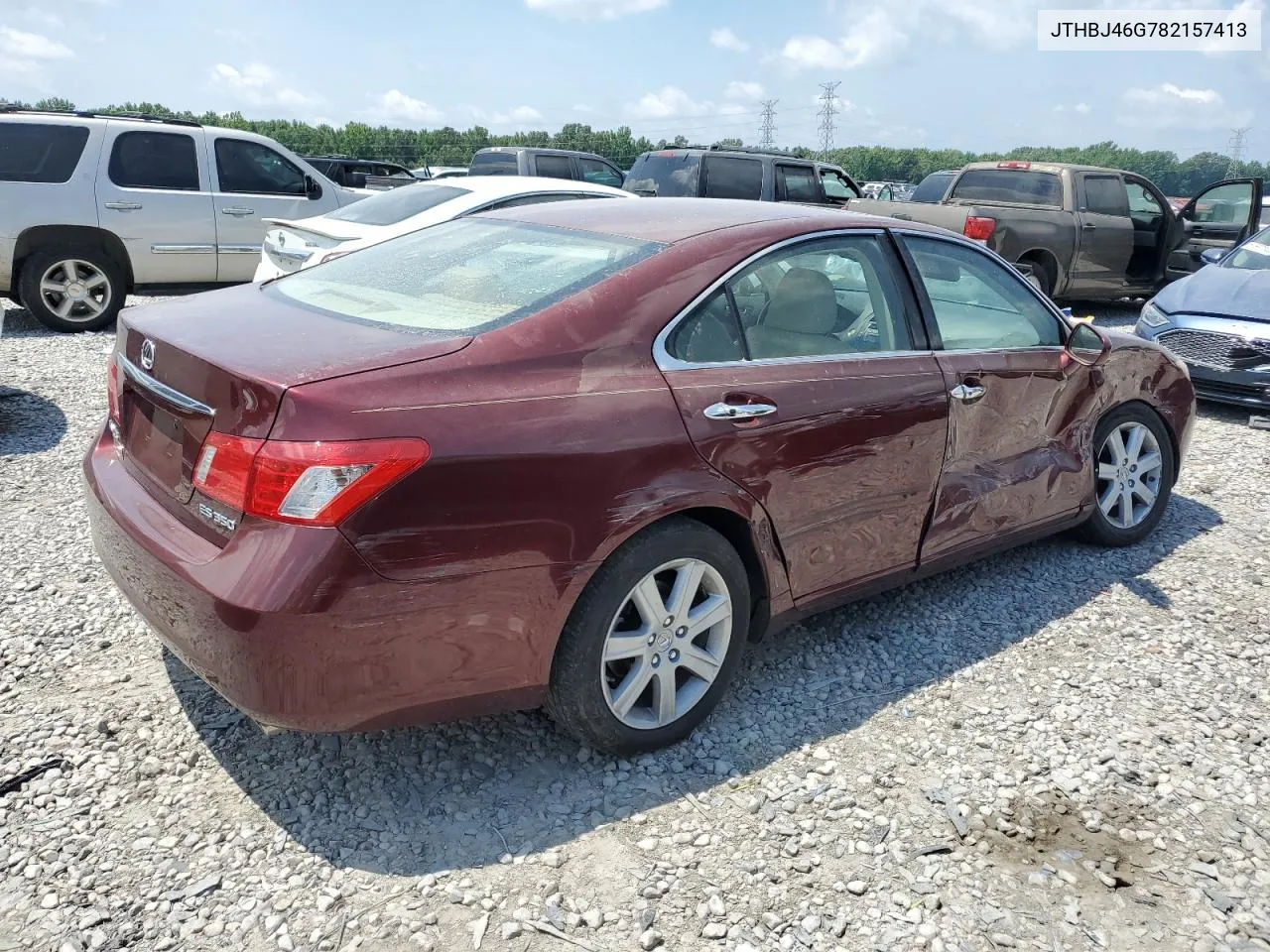 2008 Lexus Es 350 VIN: JTHBJ46G782157413 Lot: 61193334