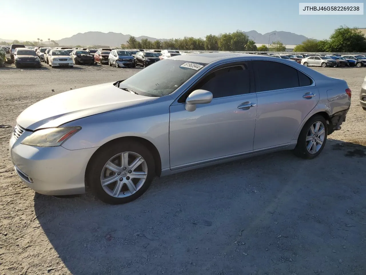 2008 Lexus Es 350 VIN: JTHBJ46G582269238 Lot: 61963944