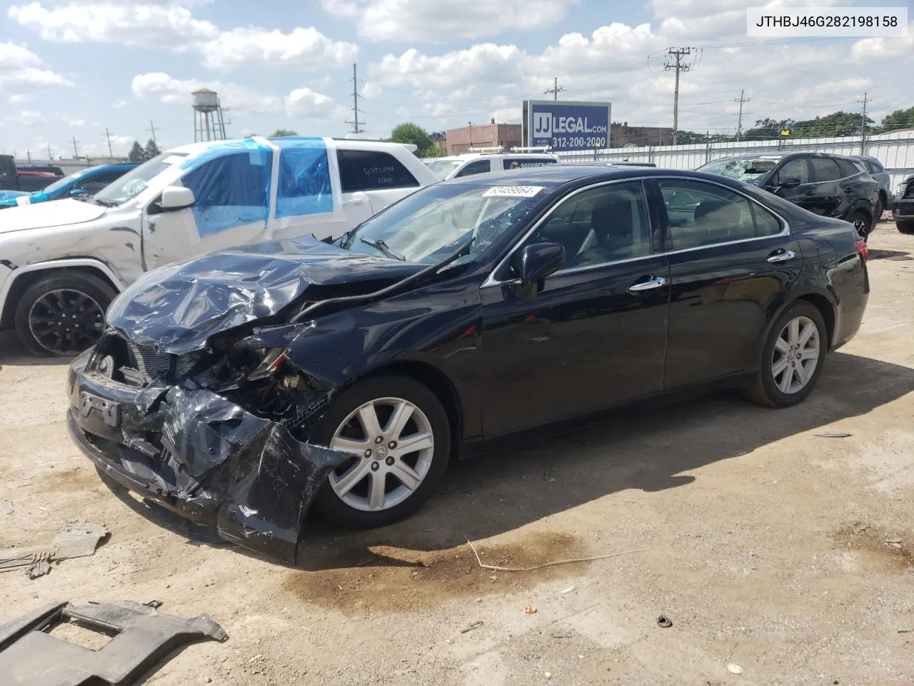 2008 Lexus Es 350 VIN: JTHBJ46G282198158 Lot: 63489864